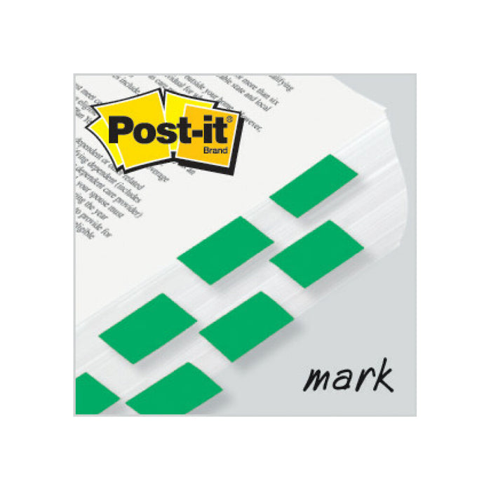 Post-it® Flags 680-GN2, 1 in. x 1.7 in. (2.54 cm x 4.31 cm) Green, 2-pk