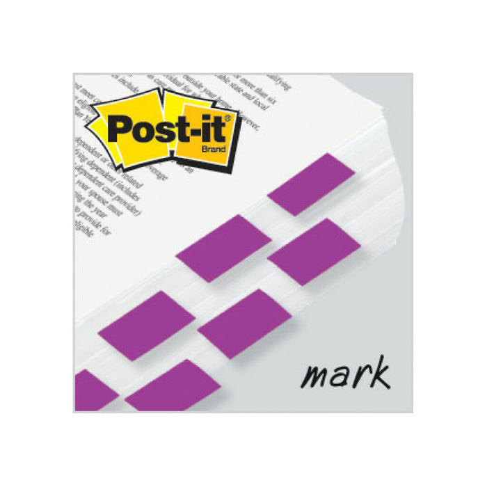 Post-it® Flags 680-PU2, 1 in. x 1.7 in. (2.54 cm x 4.31 cm) Purple, 2-pk