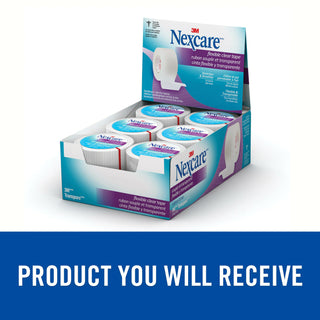 Nexcare Transpore Clear First Aid Tape, 527-P1, 1 in x 10 yds, Wrapped