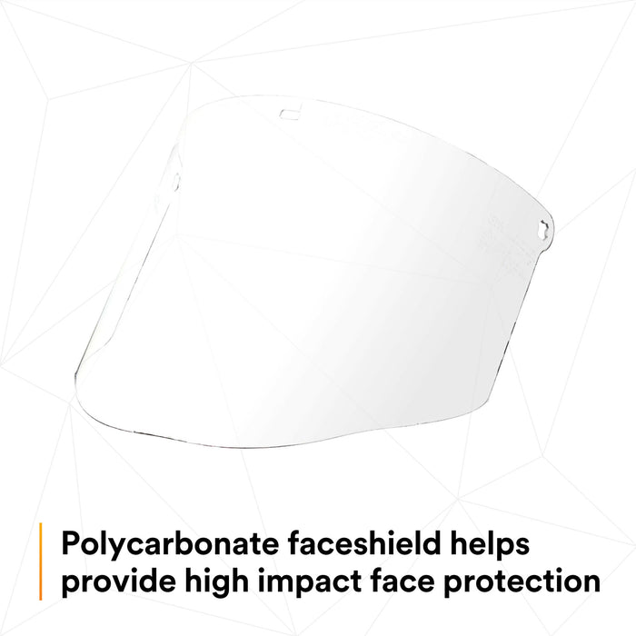 3M Total Performance Polycarbonate Clear Faceshield Window WCP9682600-00000 10