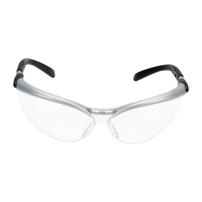3M BX Protective Eyewear 11380-00000-20, Clear Anti-Fog Lens,Silver/Black Frame
