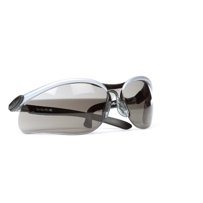 3M BX Protective Eyewear 11381-00000-20, Grey Anti-Fog Lens,Silver/Black Frame