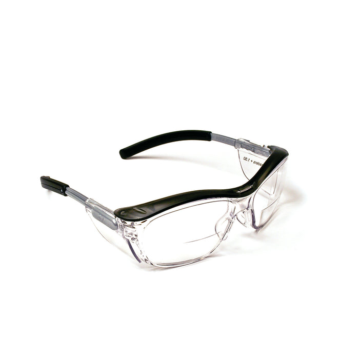 3M Nuvo Reader Protective Eyewear, 11434-00000-20 Clear Lens, GreyFrame