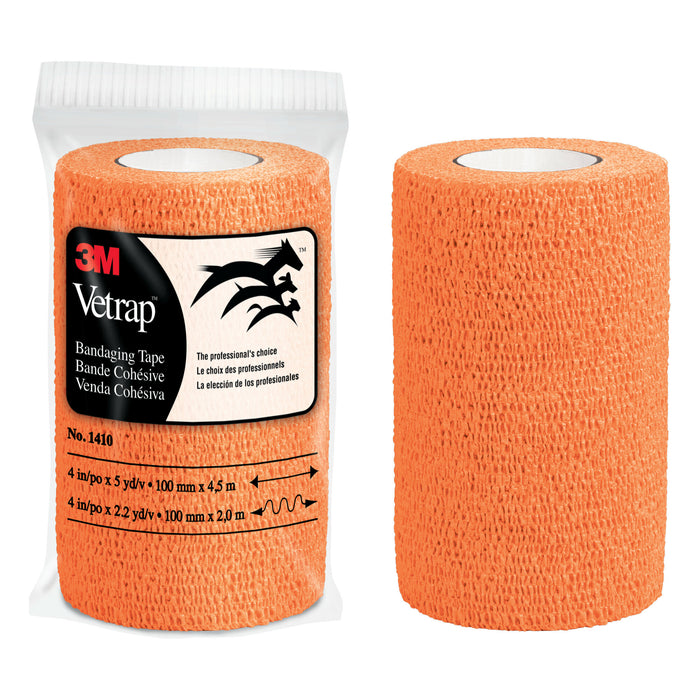 3M Vetrap Bandaging Tape, 1410BO Bright Orange