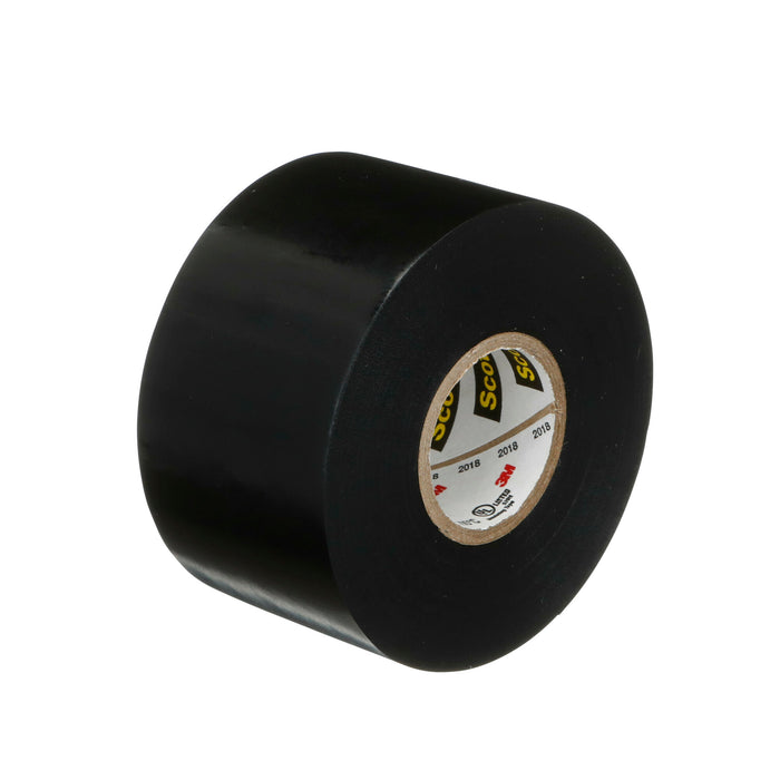 Scotch® Vinyl Electrical Tape Super 88, 1-1/2 in x 44 ft, Black, 10rolls/carton