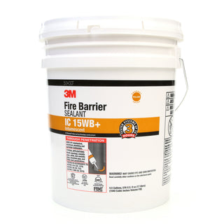 3M Fire Barrier Sealant IC 15WB+, Yellow, 4.5 Gallon (Pail)