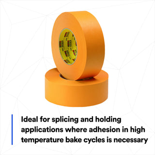 3M Performance Flatback Tape 2525, Orange, 36 mm x 55 m, 9.5 mil
