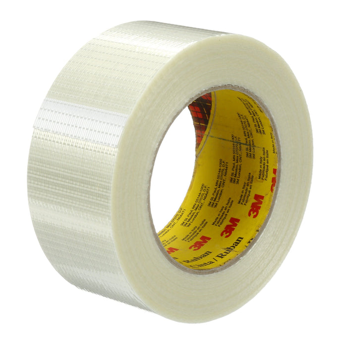 Scotch® Bi-Directional Filament Tape 8959, Clear, 50 mm x 50 m, 5.7 mil