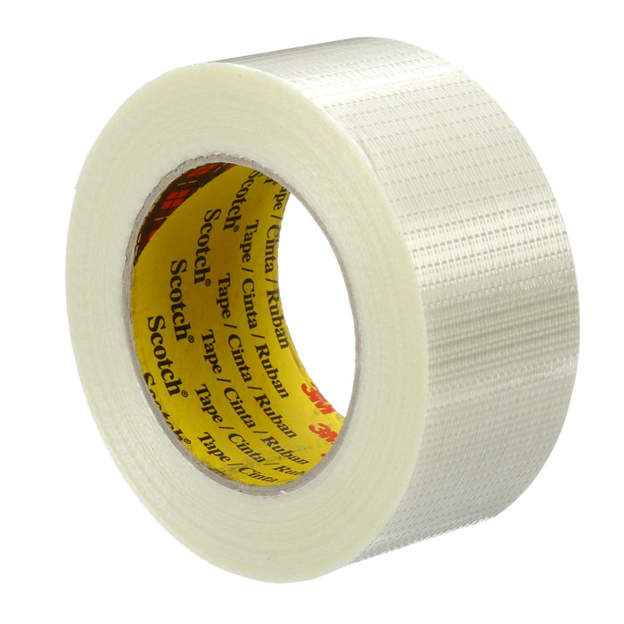Scotch® Bi-Directional Filament Tape 8959, Clear, 50 mm x 50 m, 5.7 mil