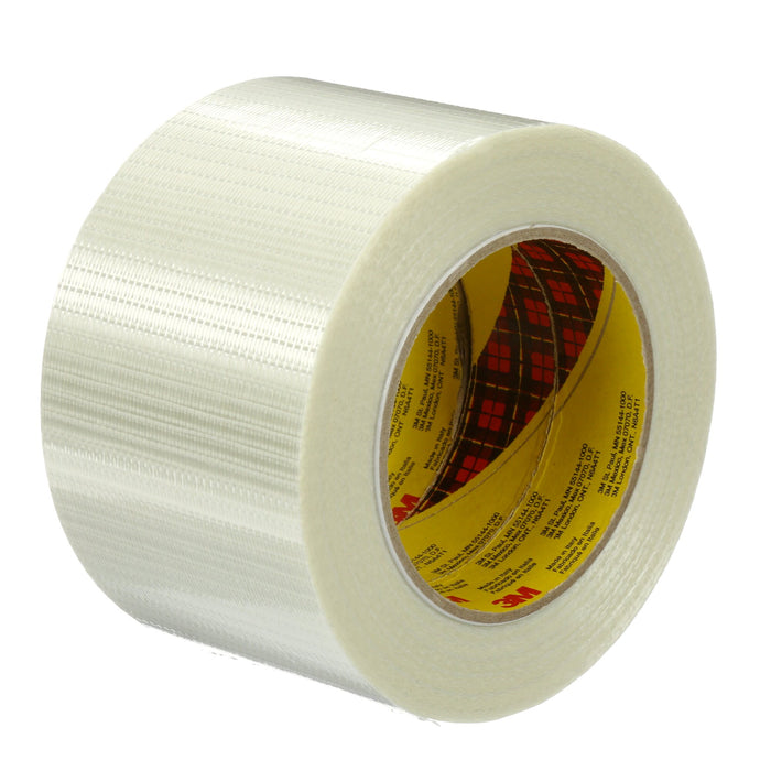 Scotch® Bi-Directional Filament Tape 8959, Clear, 75 mm x 50 m, 5.7 mil
