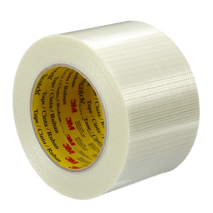 Scotch® Bi-Directional Filament Tape 8959, Clear, 75 mm x 50 m, 5.7 mil