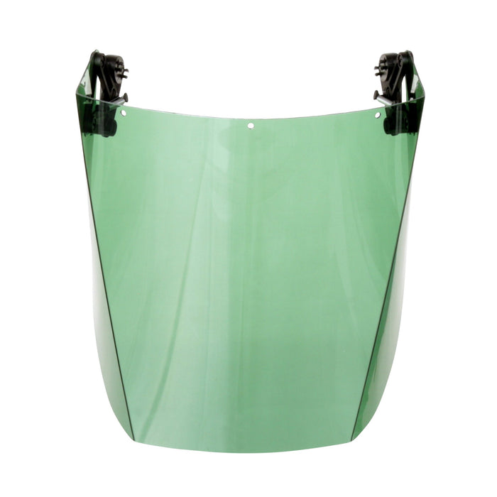 3M Green Polycarbonate Faceshield V2B-10P 10 EA/Case