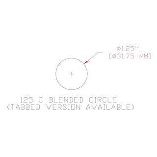 3M Finesse-it PSA Film Disc Roll 466LA, A3 3MIL, 1-1/4 in x NH, Die 125C
