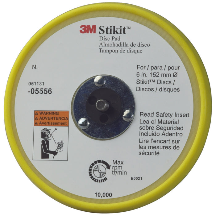 3M Stikit Low Profile Disc Pad 20351, 5 in x 3/8 in x 5/16-24External