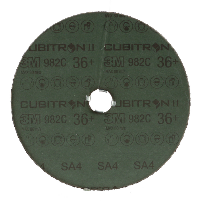 3M Cubitron II Fibre Disc 982C, 36+, GL Quick Change, 7 in, Die
G700BB, 25/Bag