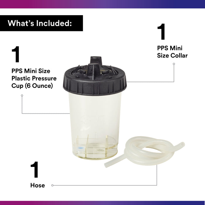 3M PPS Type H/O Pressure Cup, 16121, Mini