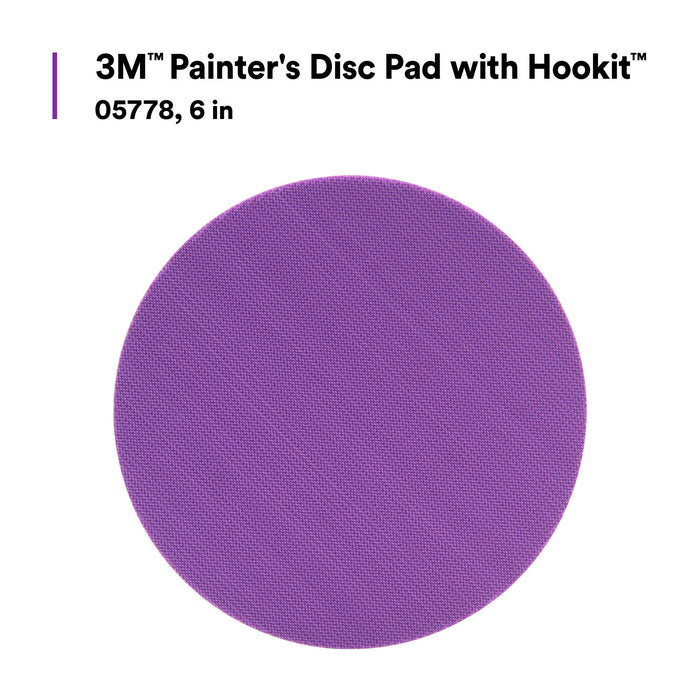 3M Painter's Disc Pad with Hookit, 05778, 6 in