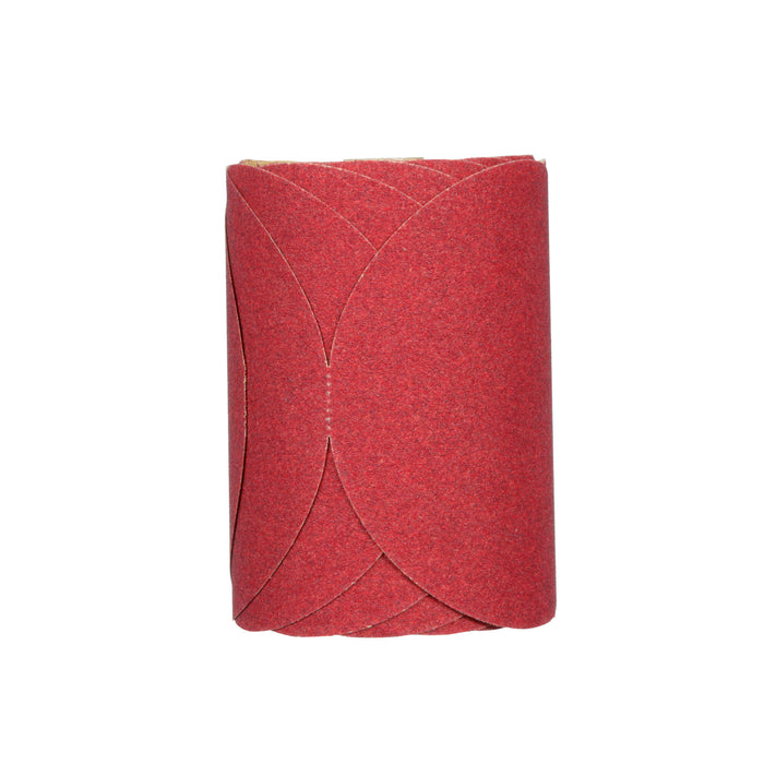 3M Red Abrasive Stikit Disc, 01116, 6 in, P80, 100 discs per roll