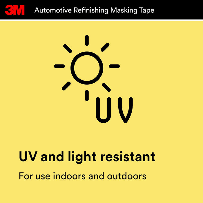 3M Automotive Refinish Masking Tape, 03425, 36 mm x 32 m