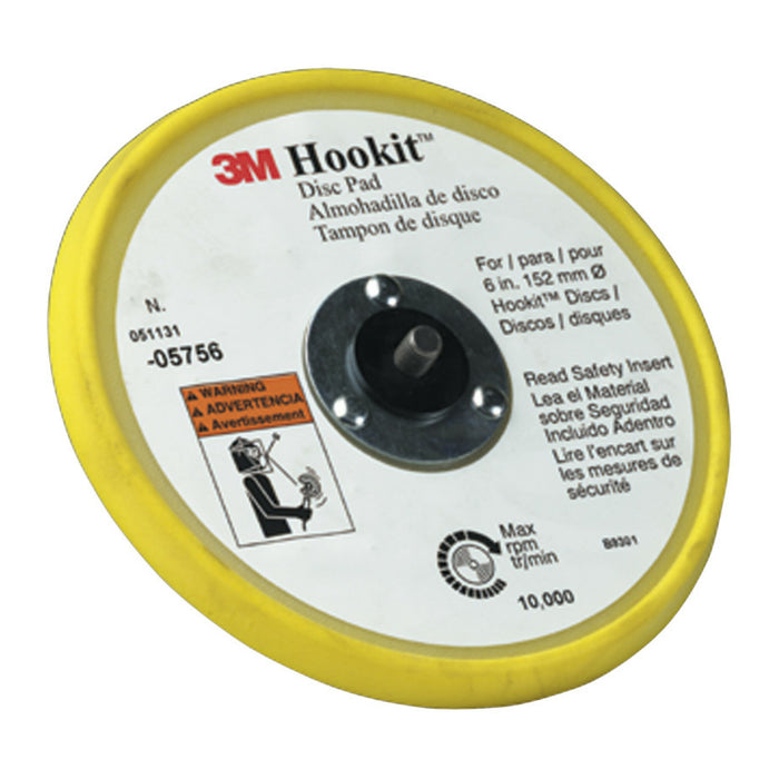 3M Hookit Low Profile Disc Pad, 05756, 6 Inch