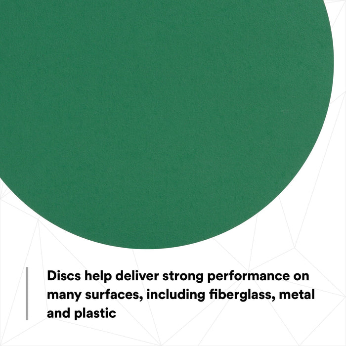 3M Green Corps Stikit Production Disc, 01549, 8 in, 80, 50 discs percarton