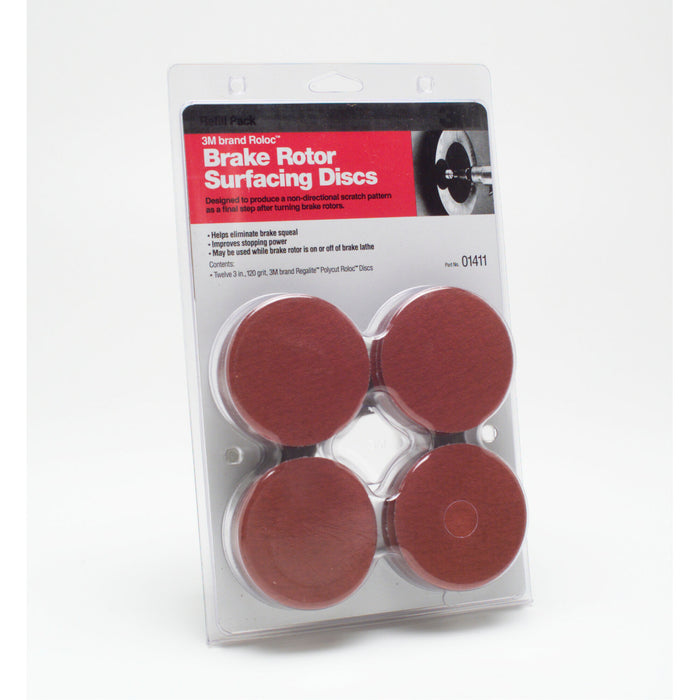 3M Roloc Brake Rotor Surface Conditioning Disc Refill Pack, 01411,P120 grit