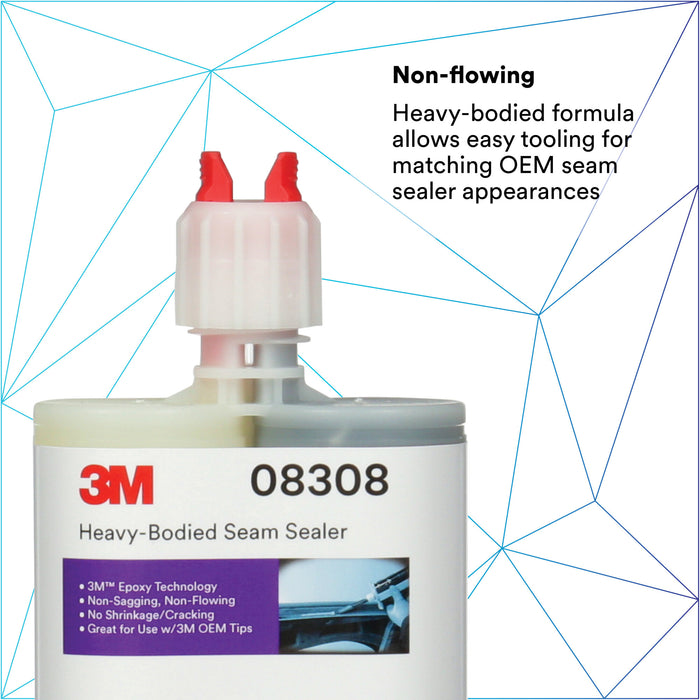 3M Heavy-Bodied Seam Sealer, 08308, 200 ml cartridge