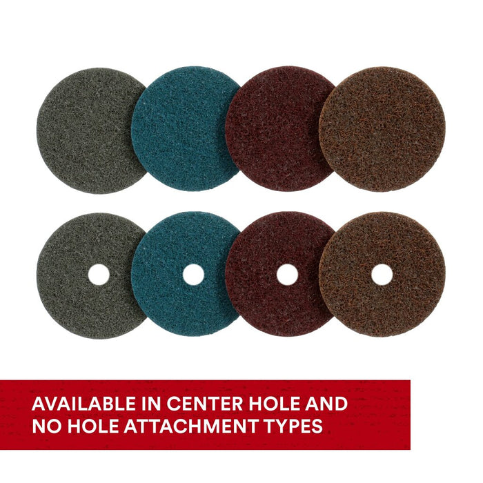 Scotch-Brite Surface Conditioning Disc, SC-DH, A/O Coarse, 2 in x NH