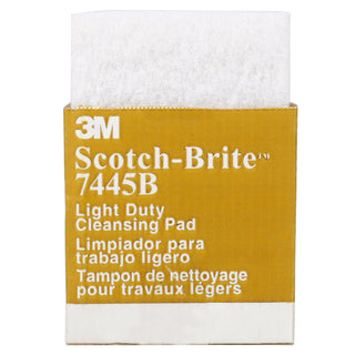 Scotch-Brite Light Cleansing Hand Pad 7445B, HP-HP, Nepheline Syenite Super Fine
