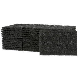 Scotch-Brite Blending Hand Pad 7446B, HP-HP, SiC Medium, Gray, 6 in x 9 in