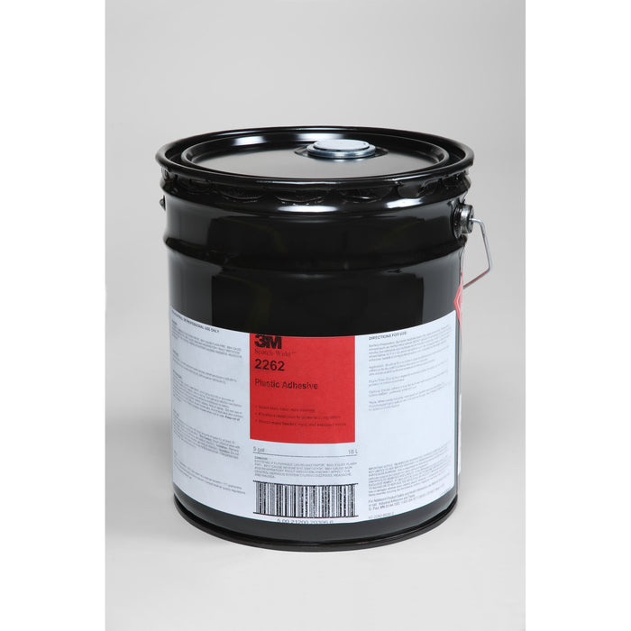3M Plastic Adhesive 2262, Clear, 5 Gallon, (Pail) 1 Can/Drum