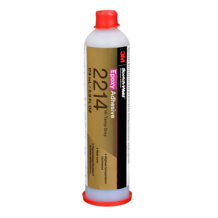 3M Scotch-Weld Epoxy Adhesive 2214, Hi-Temp, Gray, 6 fl oz Cartridge