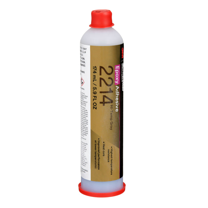 3M Scotch-Weld Epoxy Adhesive 2214, Hi-Temp, Gray, 6 fl oz Cartridge