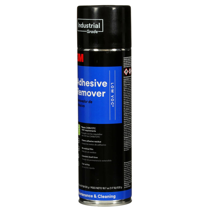 3M Adhesive Remover Low VOC <20%, 24 fl oz Can (Net Wt 18.7 oz)