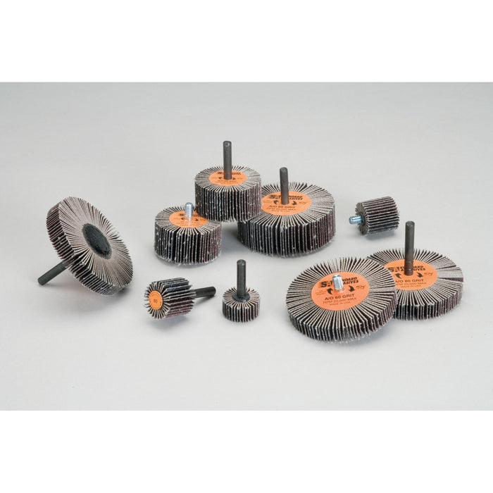 Standard Abrasives Aluminum Oxide Flap Wheel, 661506, 80, 6 in x 1-1/2in x 1 in