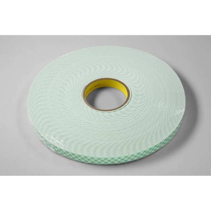 3M Double Coated Urethane Foam Tape 4026, Natural, 3/4 in x 36 yd, 62mil