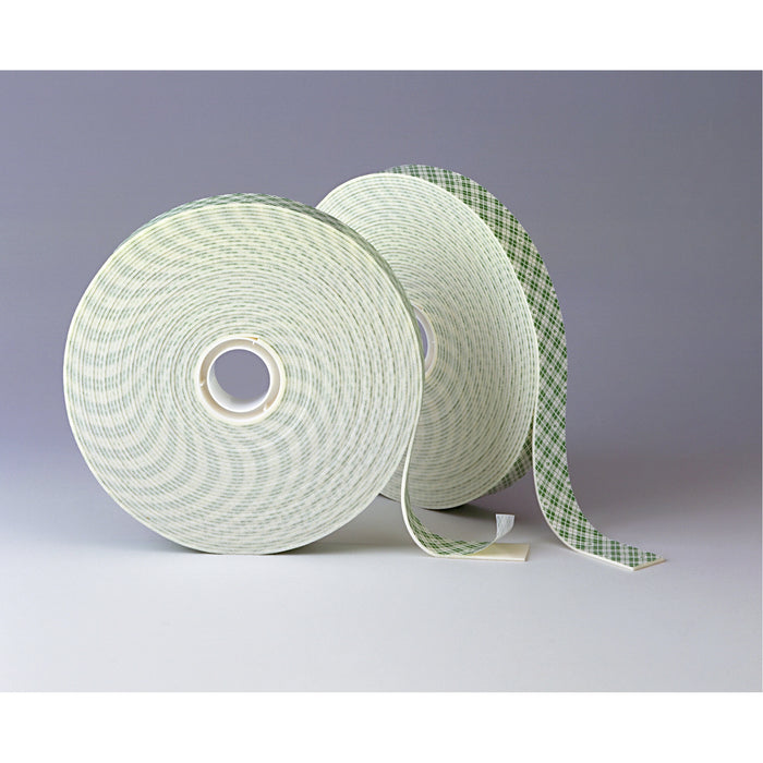 3M Double Coated Urethane Foam Tape 4026, Natural, 1 in x 36 yd, 62mil