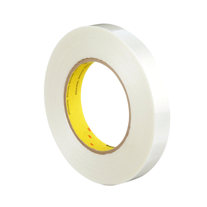 Scotch® Filament Tape 8981, Clear, 18 mm x 55 m, 6.6 mil, 48 rolls percase