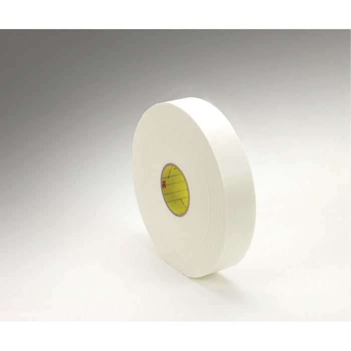 3M Double Coated Polyethylene Foam Tape 4466, White, 1/2 in x 36 yd, 62mil