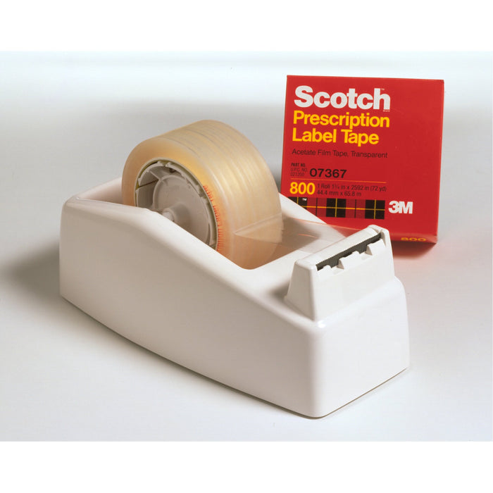 Scotch® Prescription Label Tape 800 Clear, 1 1/2 in x 72 yd