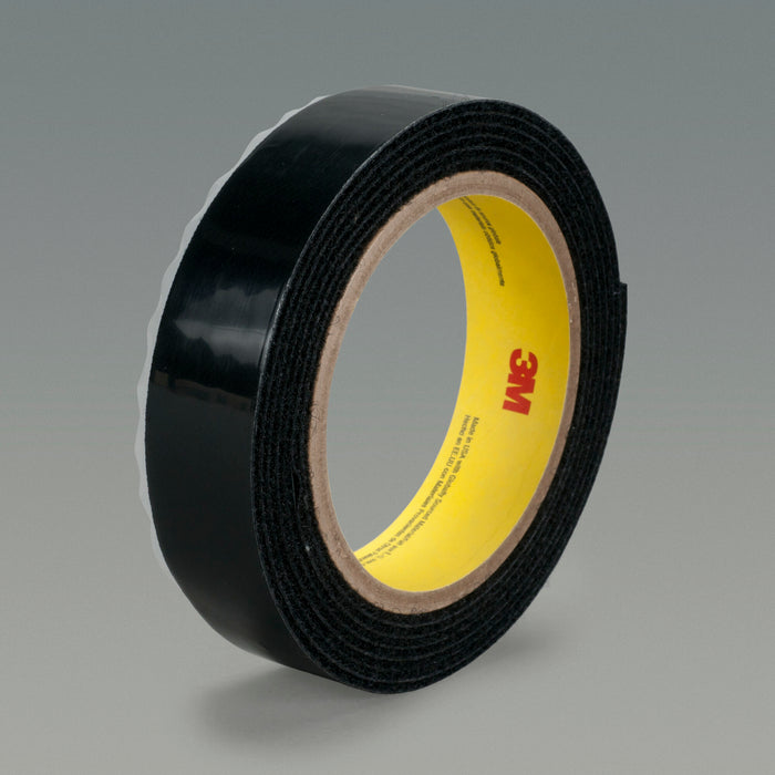3M Plasticizer Resistant Loop Fastener SJ3523, Black, 2 in x 50 yd