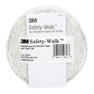 3M Safety-Walk Slip-Resistant Fine Resilient Tapes & Treads 280,White