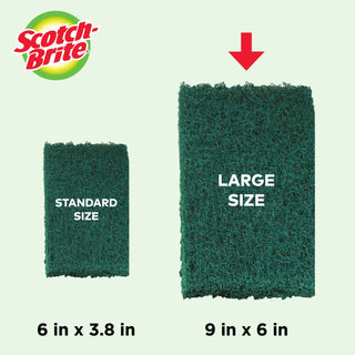 Scotch-Brite® Extra Heavy Duty Scour Pad 220-6x9-4L-C