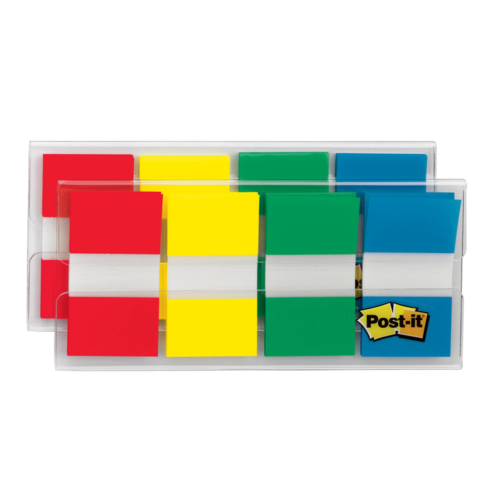 Post-it® Flags 680-RYGB2, .94 in. x 1.7 in. (23.8 mm x 43.2 mm) Red,Yellow