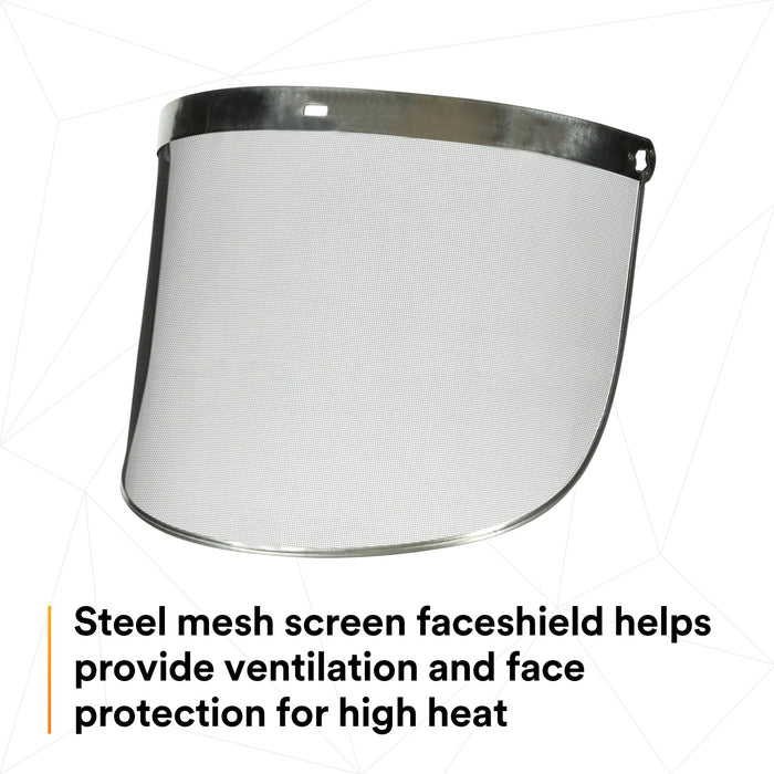 3M Steel Mesh Faceshield Screen W96M 82506-00000, Molded 10 EA/Case