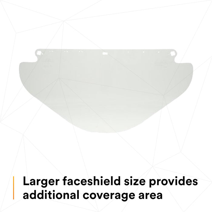 3M Wide Clear PETG Faceshield WE96X 82581-00000, Flat Stock 25 EA/Case