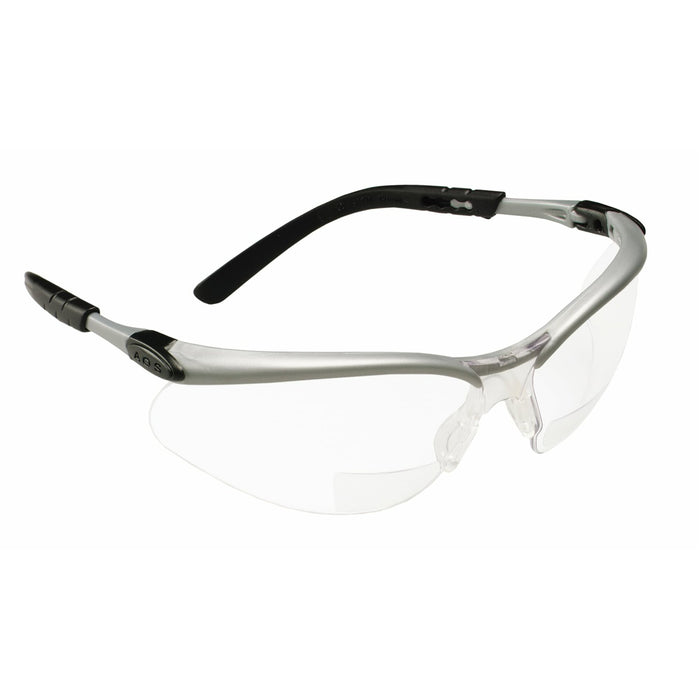 3M BX Reader Protective Eyewear 11376-00000-20, Clear Lens, SilverFrame