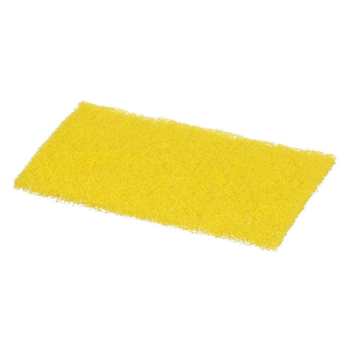 3M Restroom Cleaning Pad 35-YLW, Yellow, 3 in x 5 in x 0.4 in, 60/Case