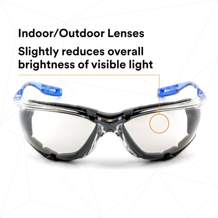 3M Virtua CCS Protective Eyewear 11874-00000-20, with Foam Gasket