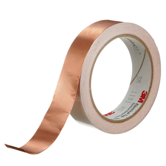3M EMI Copper Foil Shielding Tape 1181, 1 in x 18 yd (25,40 mm x 16,5m)